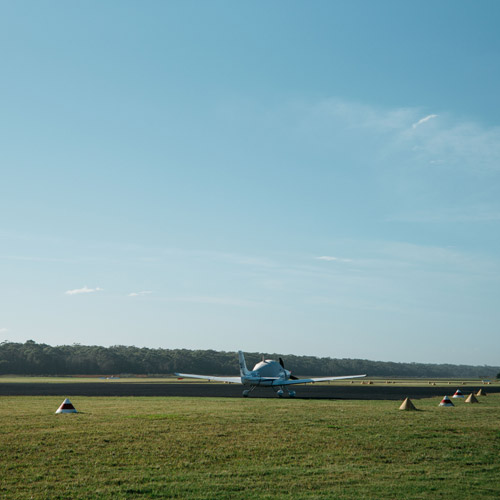 airplane at moruya airport